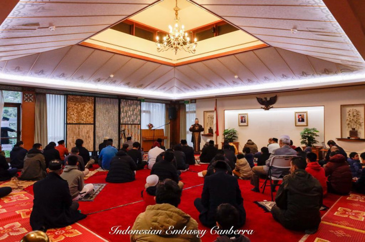 KBRI Canberra Sambut...