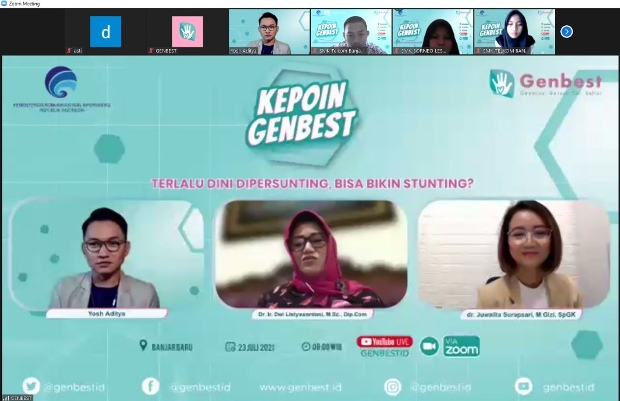 Cegah Stunting, Kemkominfo...