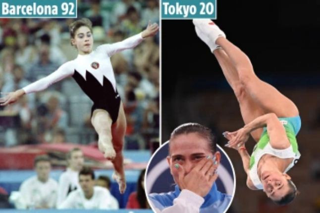 Tangis Oksana Chusovitina...