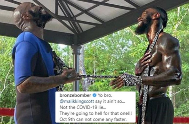 Wilder Bersumpah Tyson...