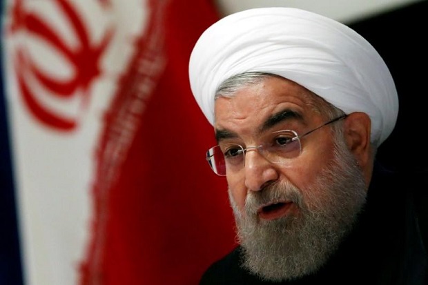 Presiden Iran Rouhani...