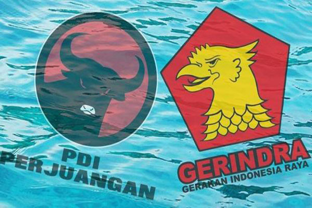 PDIP dan Gerindra Kokoh...