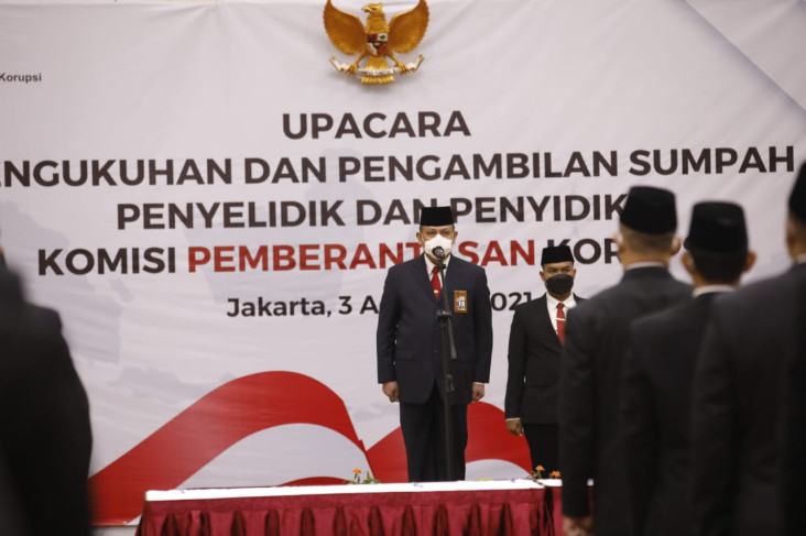 Ketua KPK Firli Bahuri...