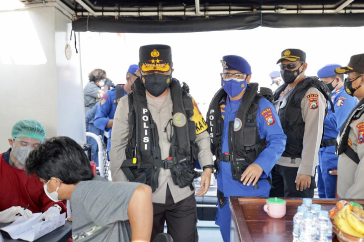 Kapolda Jatim Cek langsung...