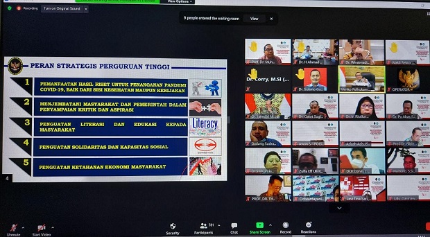 Rektor PTN/PTS ke Menko...