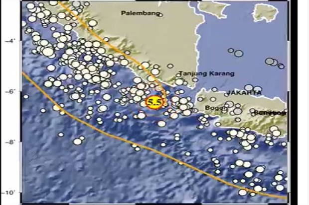 Gempa Bumi Berkekuatan...