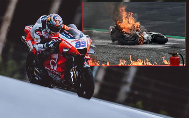 Kecelakaan Dani Pedrosa...