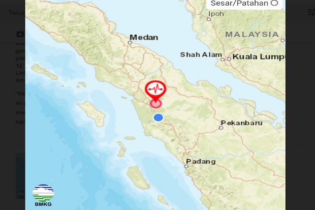 Gempa Bumi Berkekuatan...