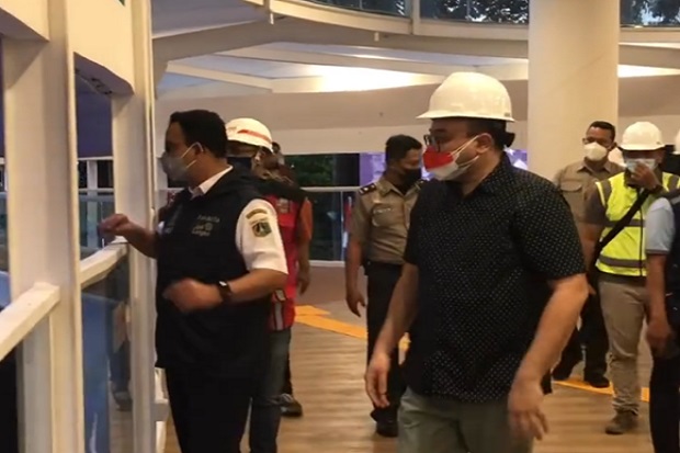 Anies Inspeksi ke Stasiun...