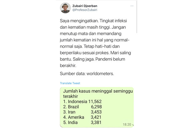 Ketua Satgas Penanganan...