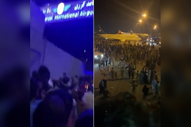 Kacaunya Bandara Kabul...