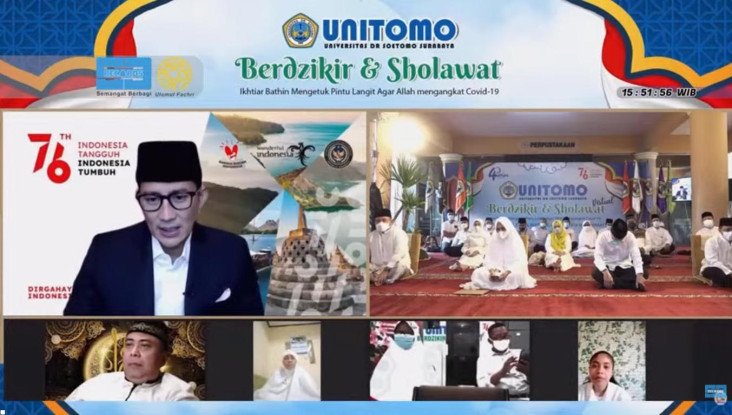 HUT Ke-76 RI, Sandiaga...