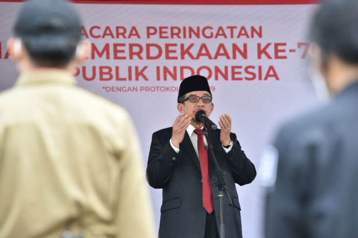 Upacara HUT ke-76 RI...