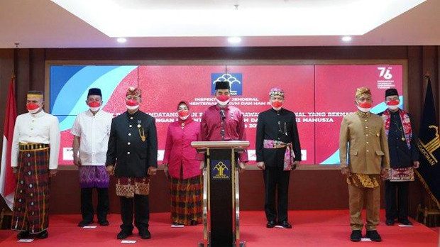 HUT RI, Irjen Kemenkumham...