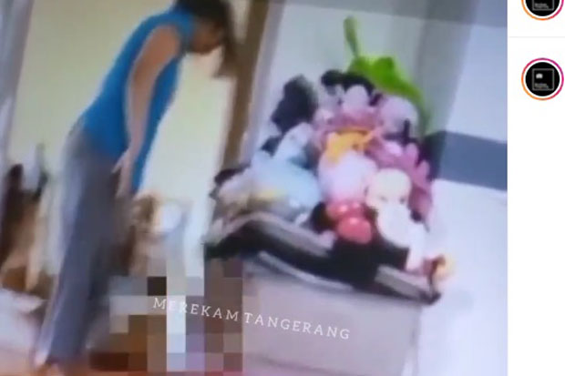 Video Viral, Ibu Banting...