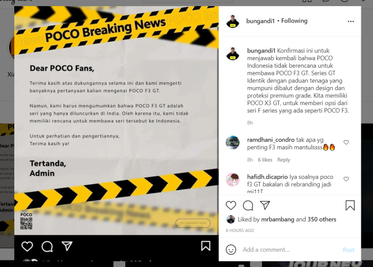 Ini Alasan Mengapa POCO...