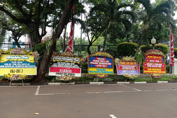 Gedung DPRD DKI Banjir...