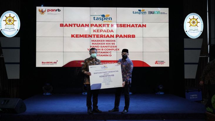 Taspen Salurkan Bantuan...