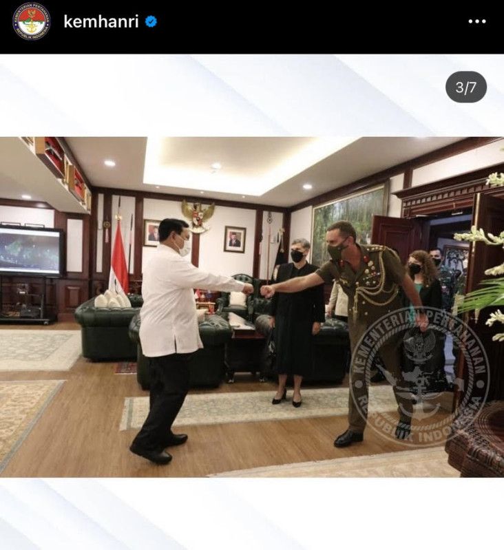 Menhan Prabowo Subianto...