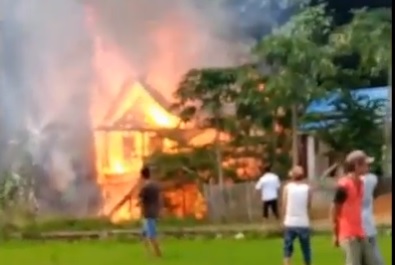 Tragis! Rumah Panggung...