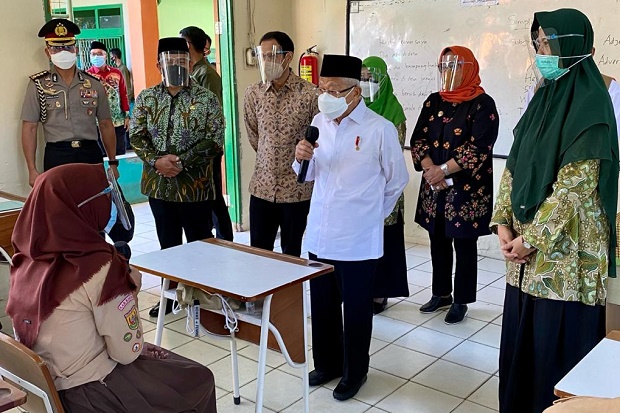 Wapres Tinjau PTM dan...