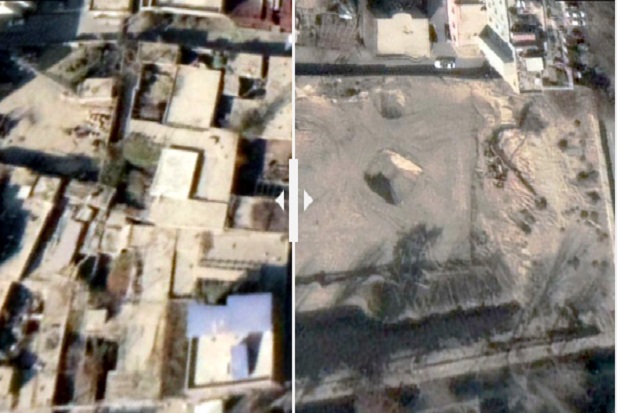 Masjid Uighur yang Dibulldozer...