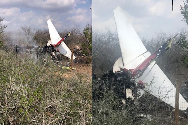 Jet Latih AS Jatuh di...