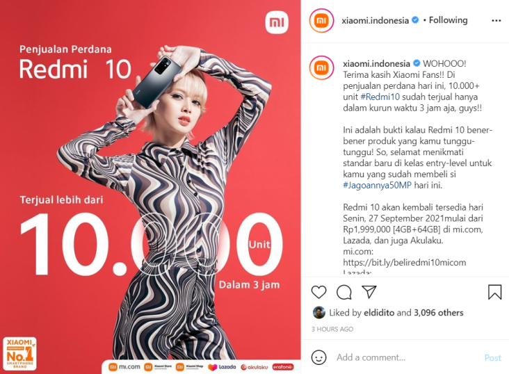 Laris Manis, Xiaomi...