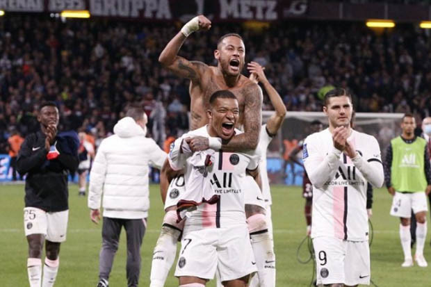 Hasil Liga Prancis 2021/2022:...