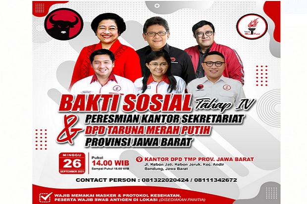 TMP PDIP Resmikan Kantor...