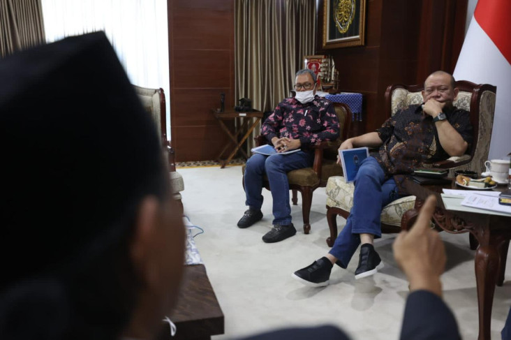 Temui Ketua DPD RI,...