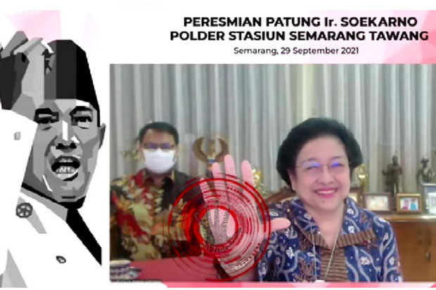 Resmikan Patung Soekarno,...