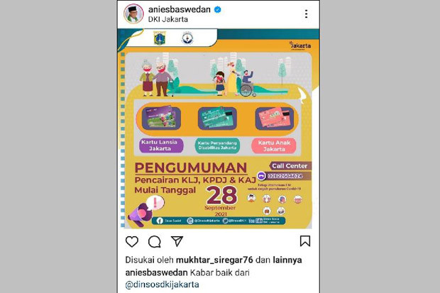 Anies: Kabar baik dari...