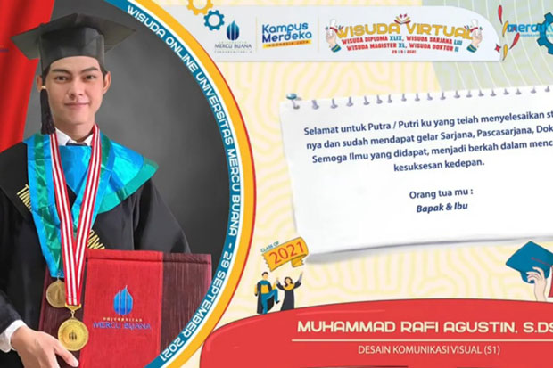 Digelar Virtual, Wisudawan...