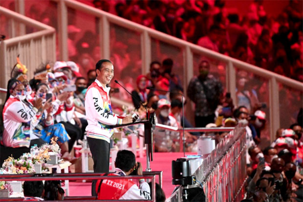 Jokowi Buka PON 2021:...