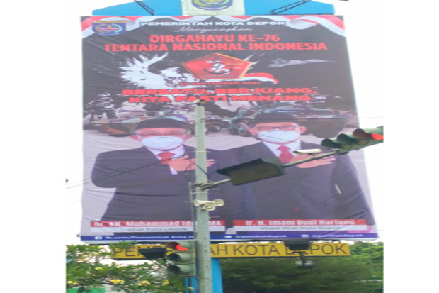 Sempat Terpampang, Baliho...