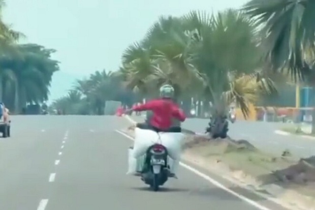 Videonya Viral, Pengendara...