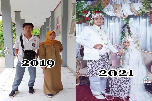 Viral Siswa Pria Nikahi...