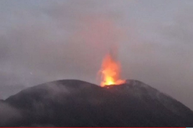 Erupsi Gunung Lewotolok...
