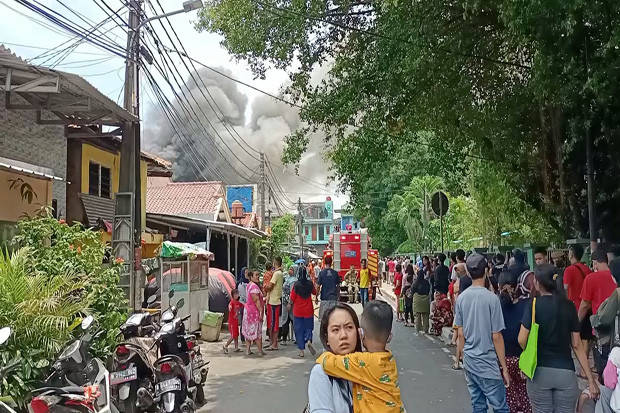Kebakaran di Tanjung...