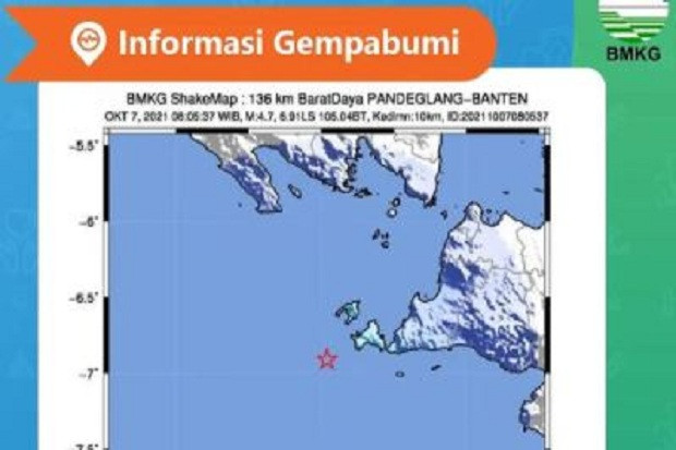 Gempa Bumi M 4,7 Guncang...