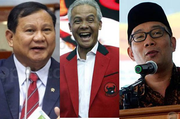 Survei: Ganjar, Prabowo,...