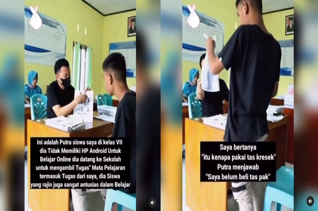 Viral! Siswa SMP Pakai...