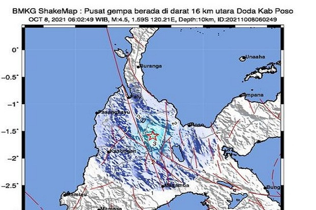 Gempa Magnitudo 4,5...