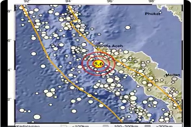 Gempa Bumi Berkekuatan...