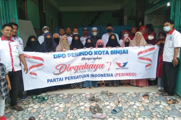 HUT Ke-7, Perindo Binjai...