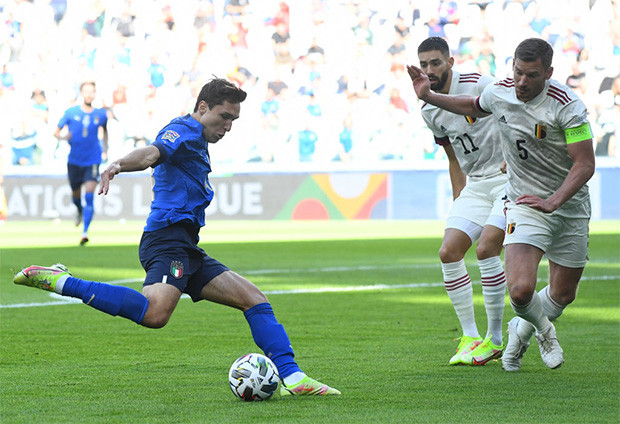 Hasil Italia vs Belgia:...