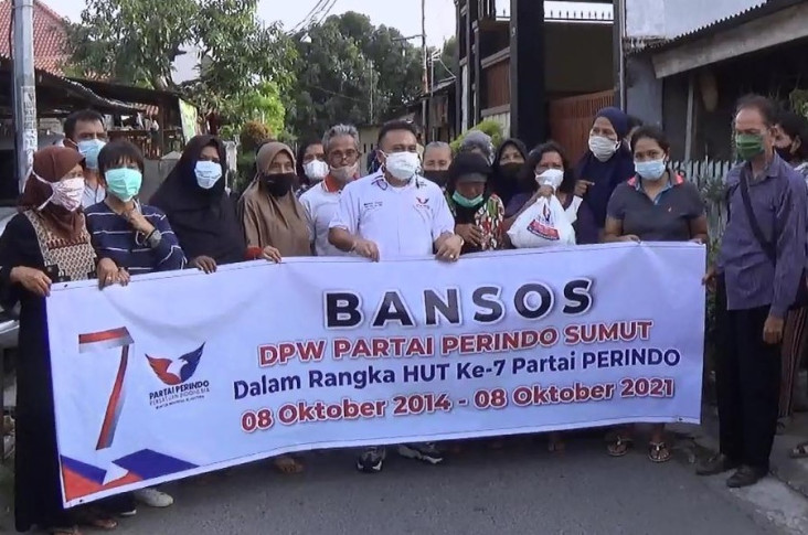 DPW Perindo Sumut Blusukan...