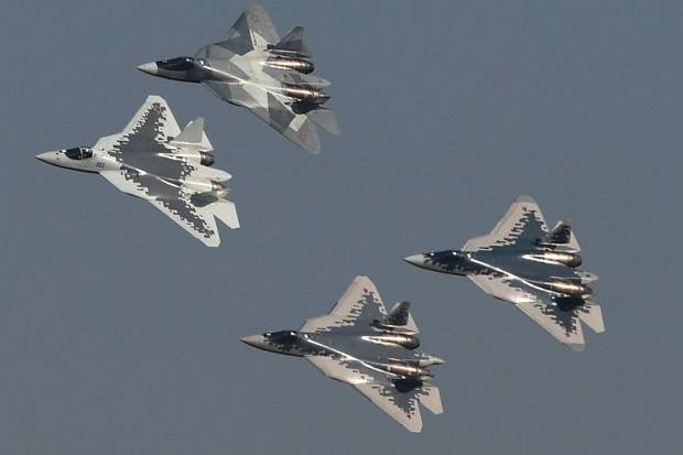 Jet Tempur Siluman Su-57...