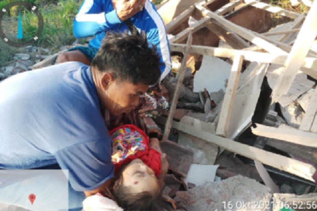Gempa Guncang Karangasem...